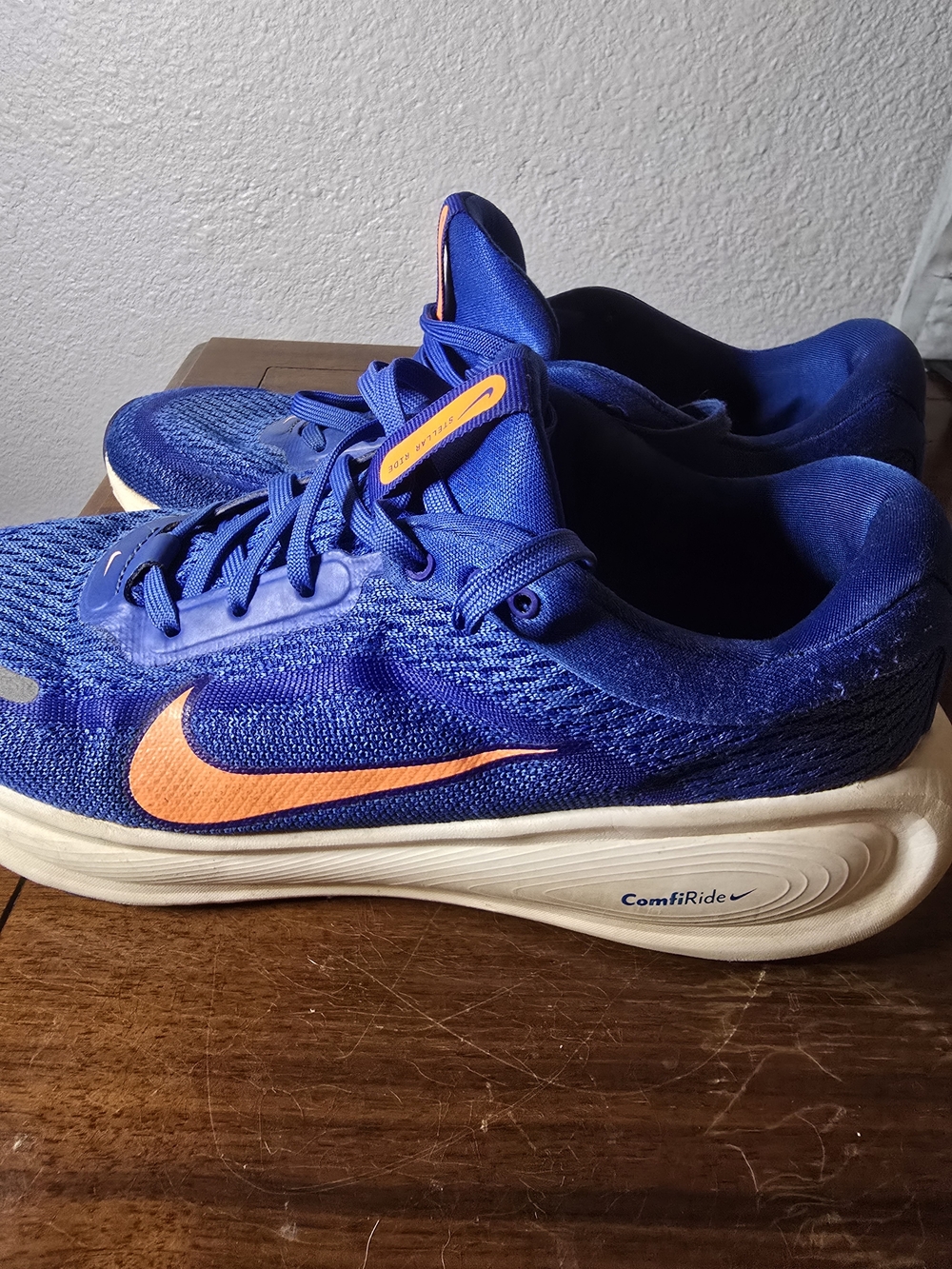 Nike Kids' Blue and Orange Running Shoes